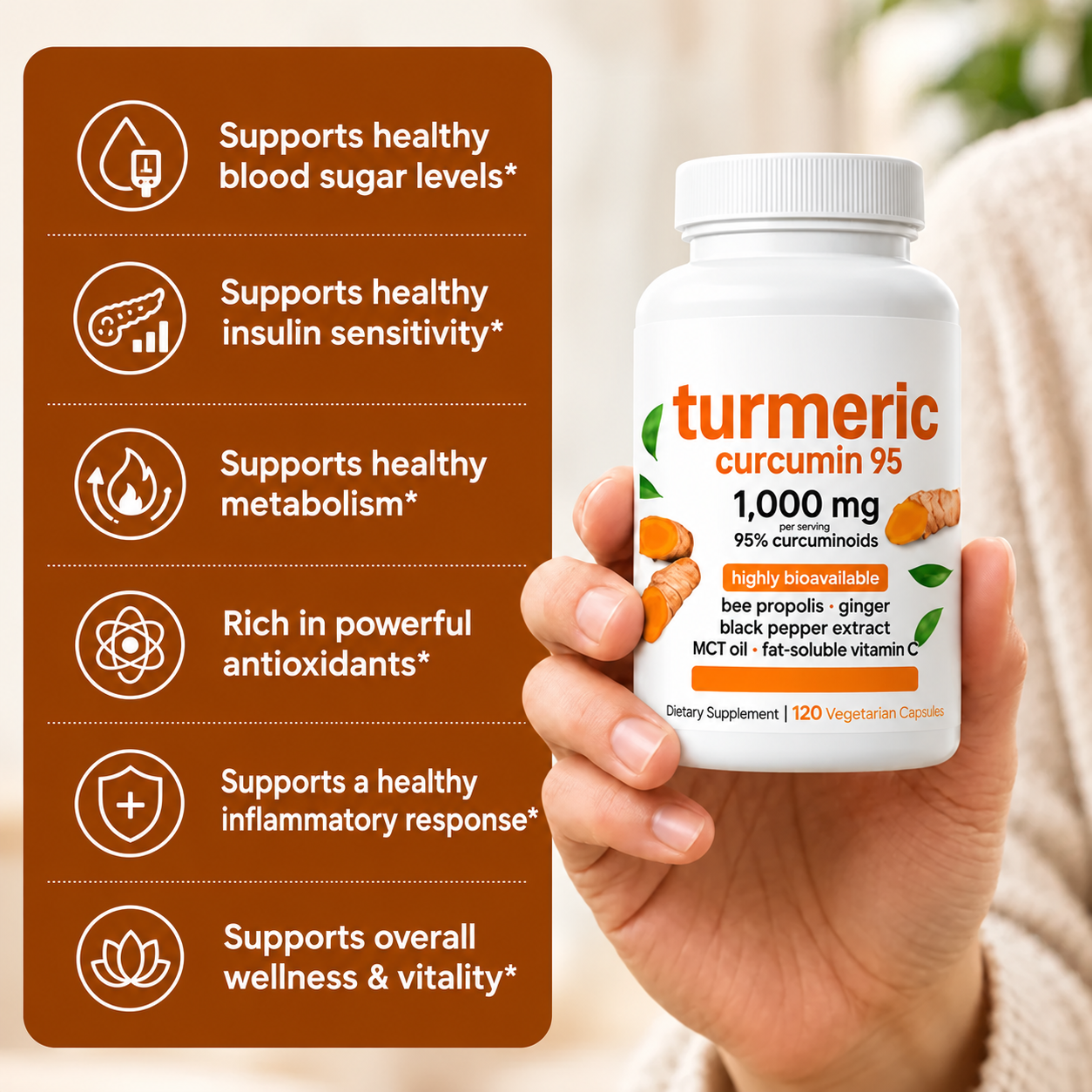 Turmeric Curcumin 95 – Blood Sugar