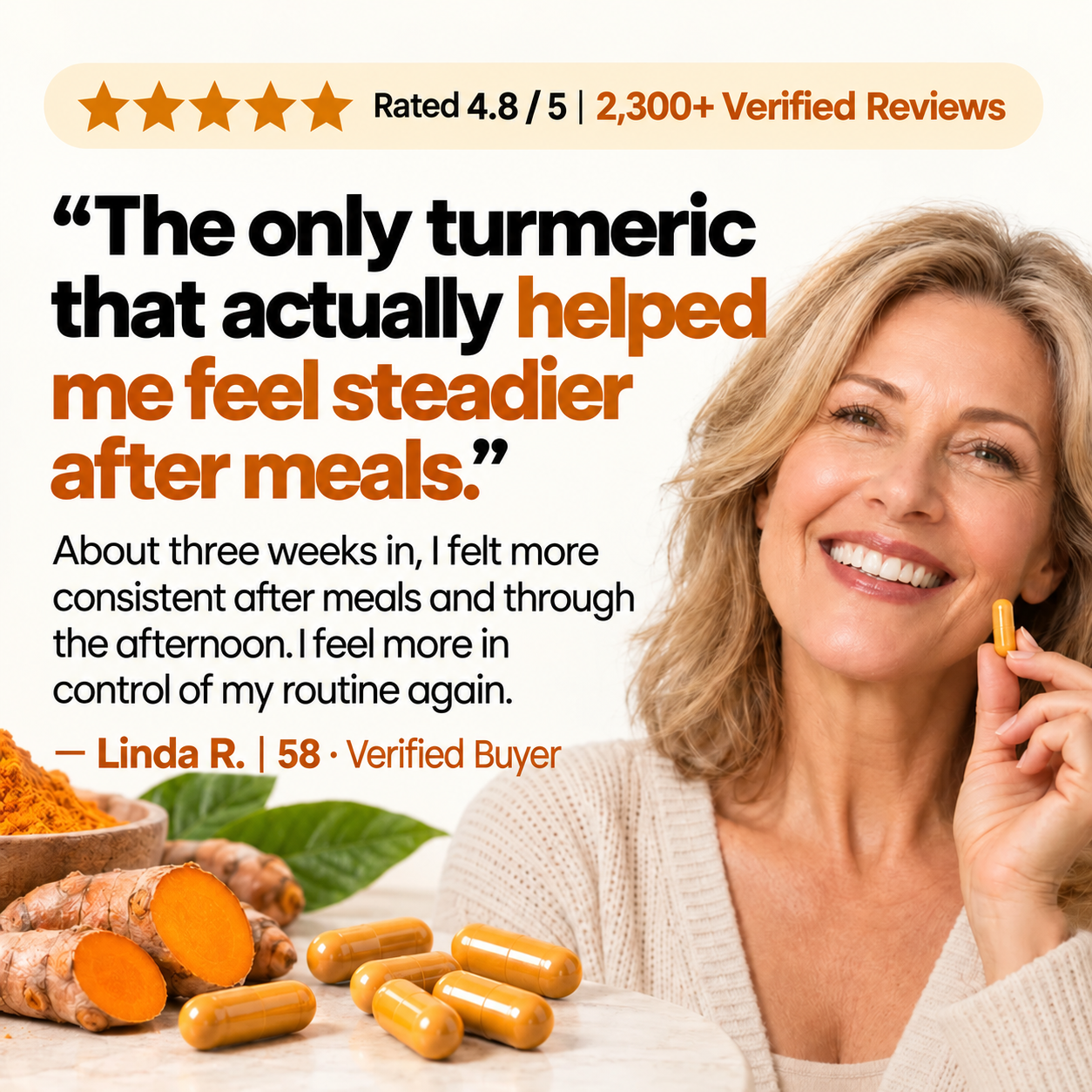 Turmeric Curcumin 95 – Blood Sugar