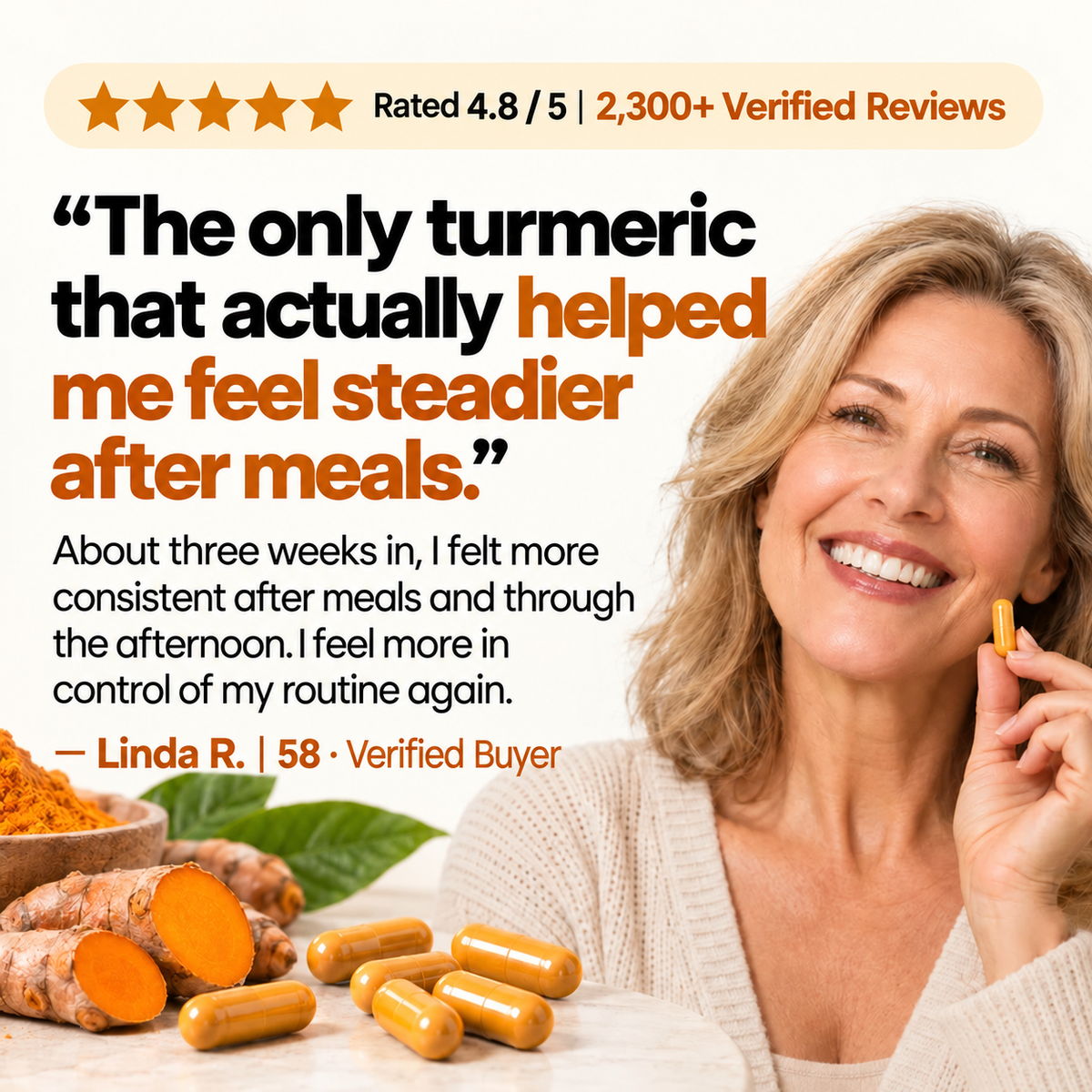 Turmeric Curcumin 95 – Blood Sugar