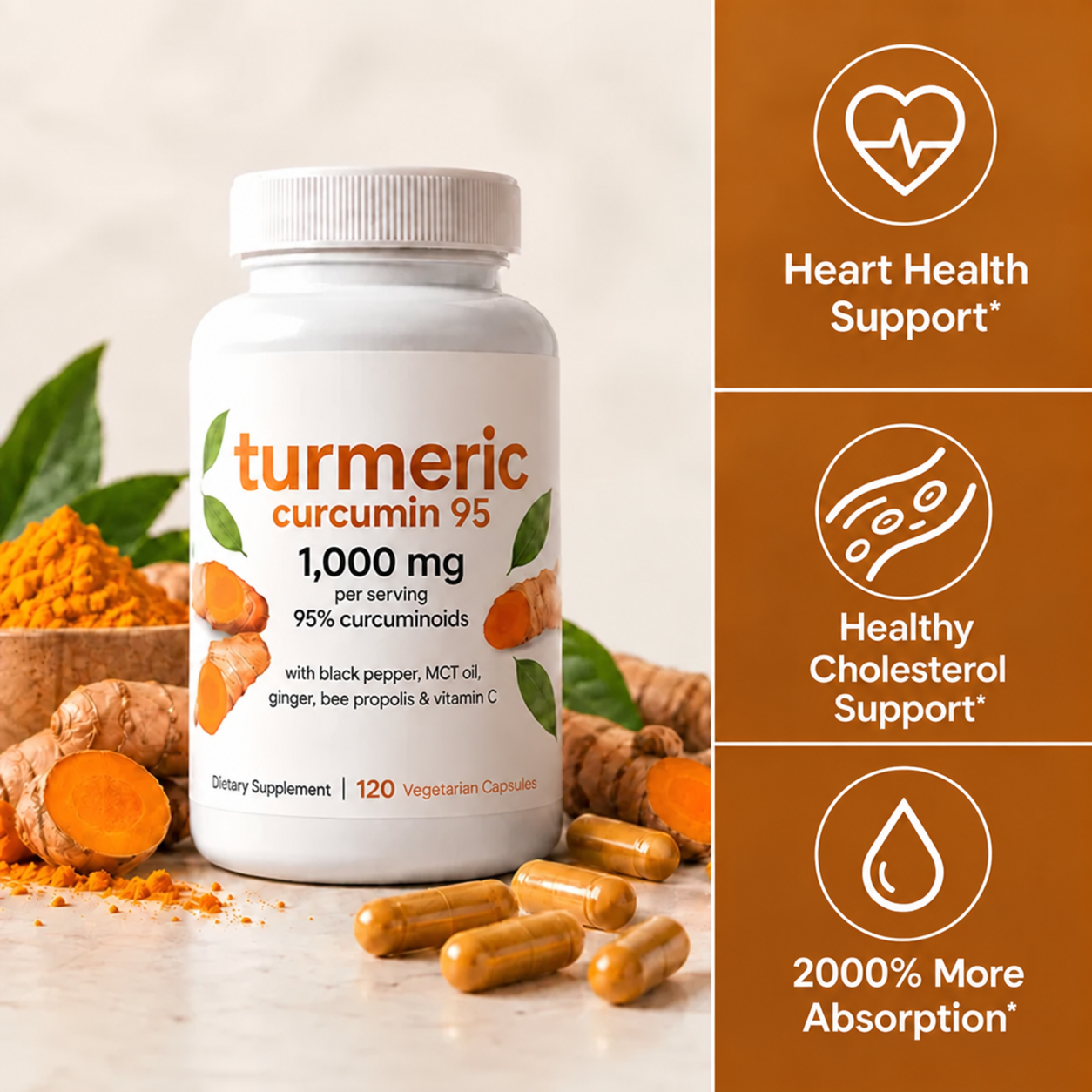 Turmeric Curcumin 95 – Heart Health
