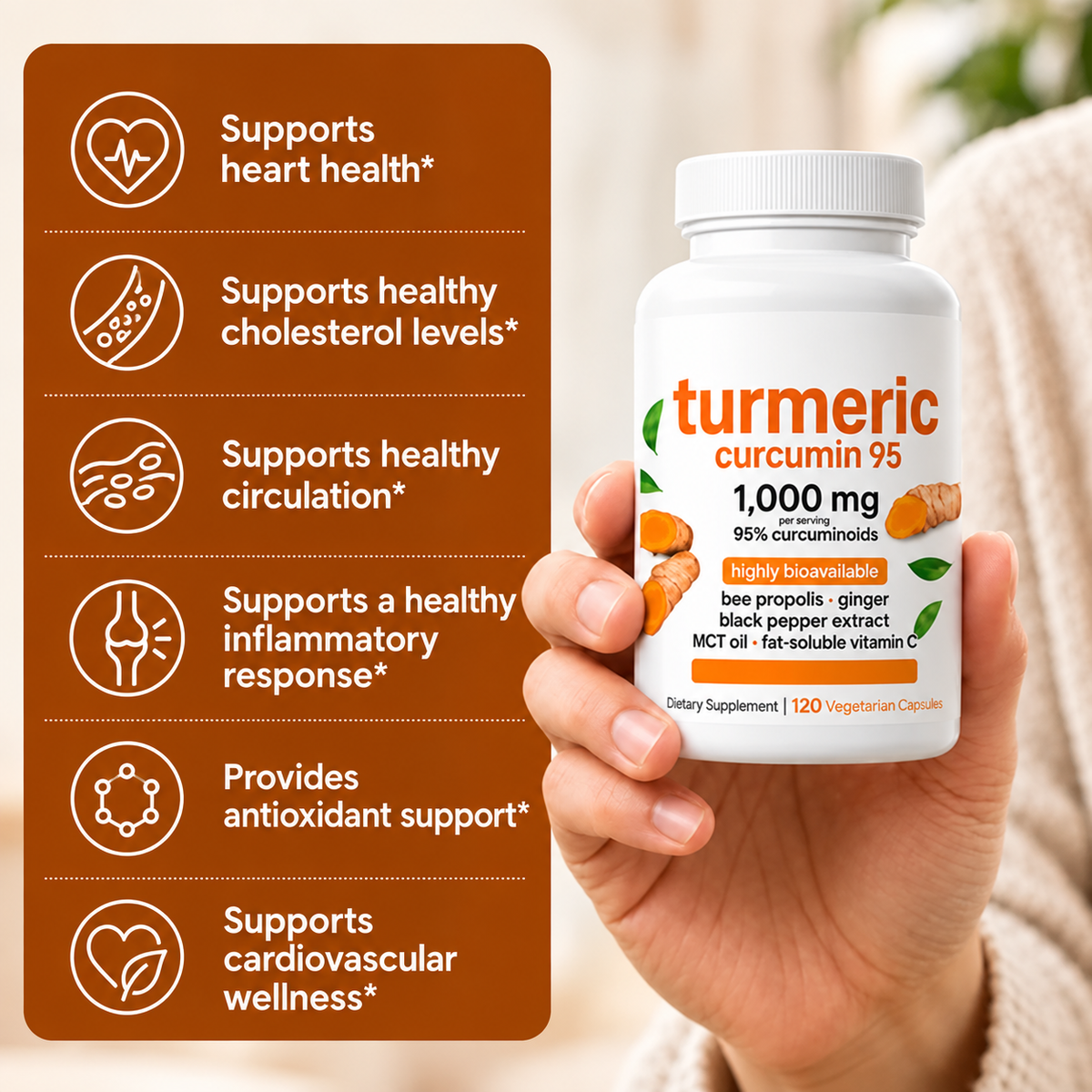 Turmeric Curcumin 95 – Heart Health