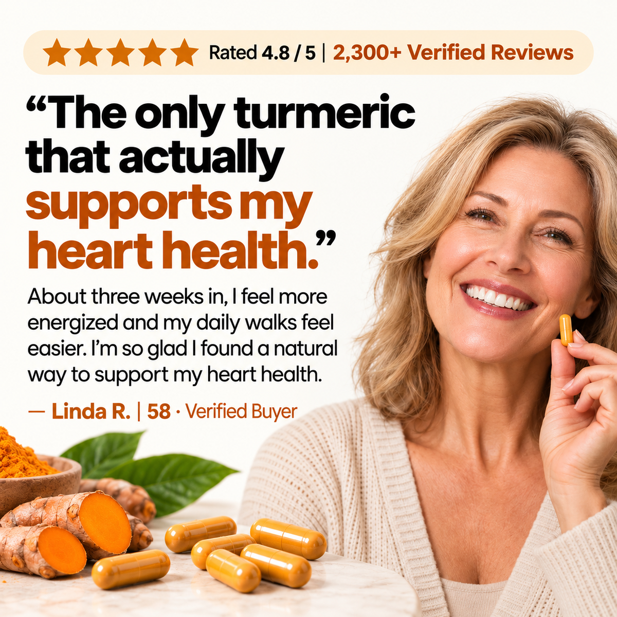 Turmeric Curcumin 95 – Heart Health